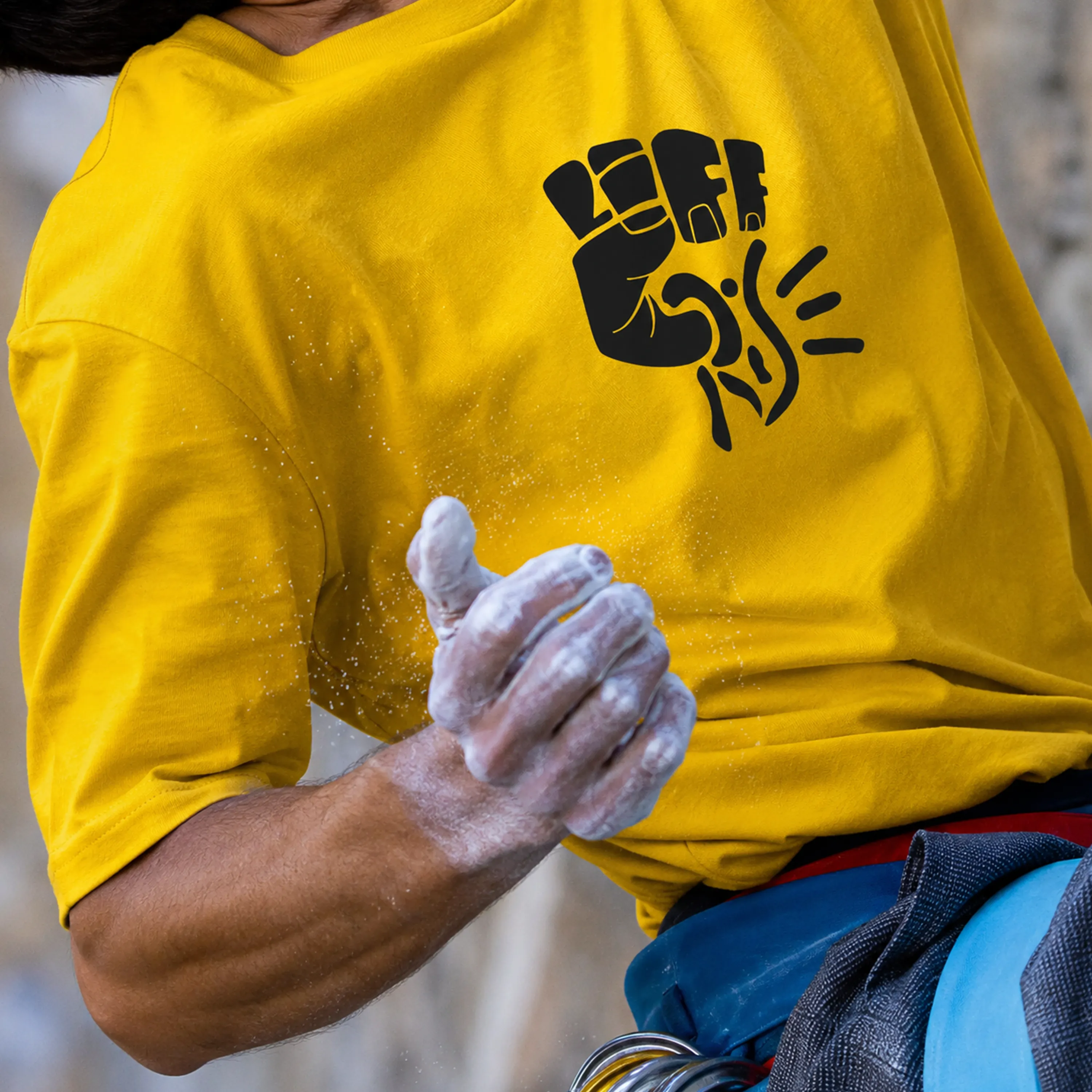 Yellow T-Shirt - In bolts we trust